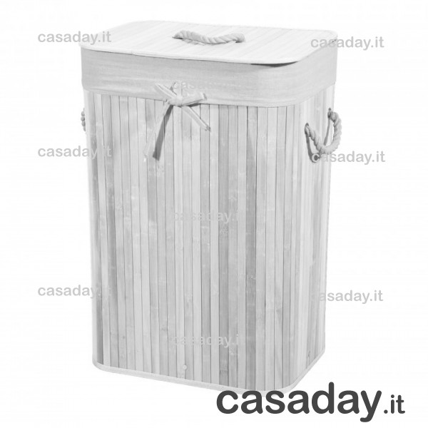 PORTABIANCHERIA BAMBOO RETT. 41X31 H.60 
